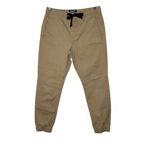 Denizen Levi's Women's Tan‎ Khaki Jogger Pants Elastic Waist Drawstring Small